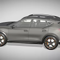 Modern Grey SUV With UK Plate Sporty Design Sleek Body And Alloy Wheels