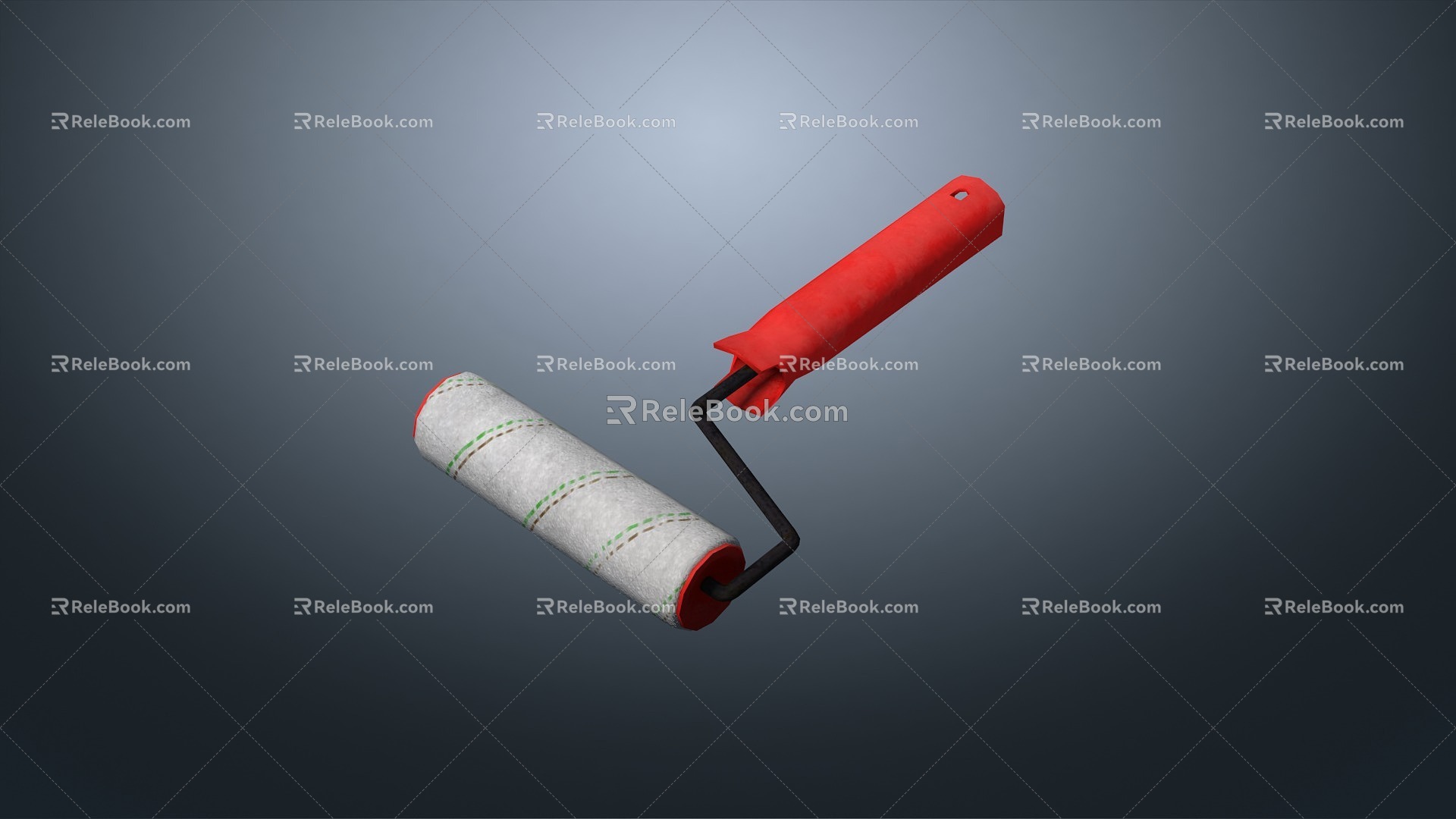 Modern Brush House Brush Tool Wall Brush Tool Roller Brush Paint Tool 3d model