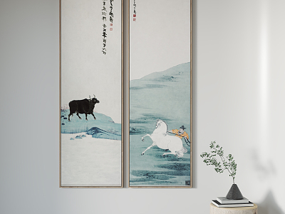 New Chinese Animal Painting Hanging Painting Decorative Painting model