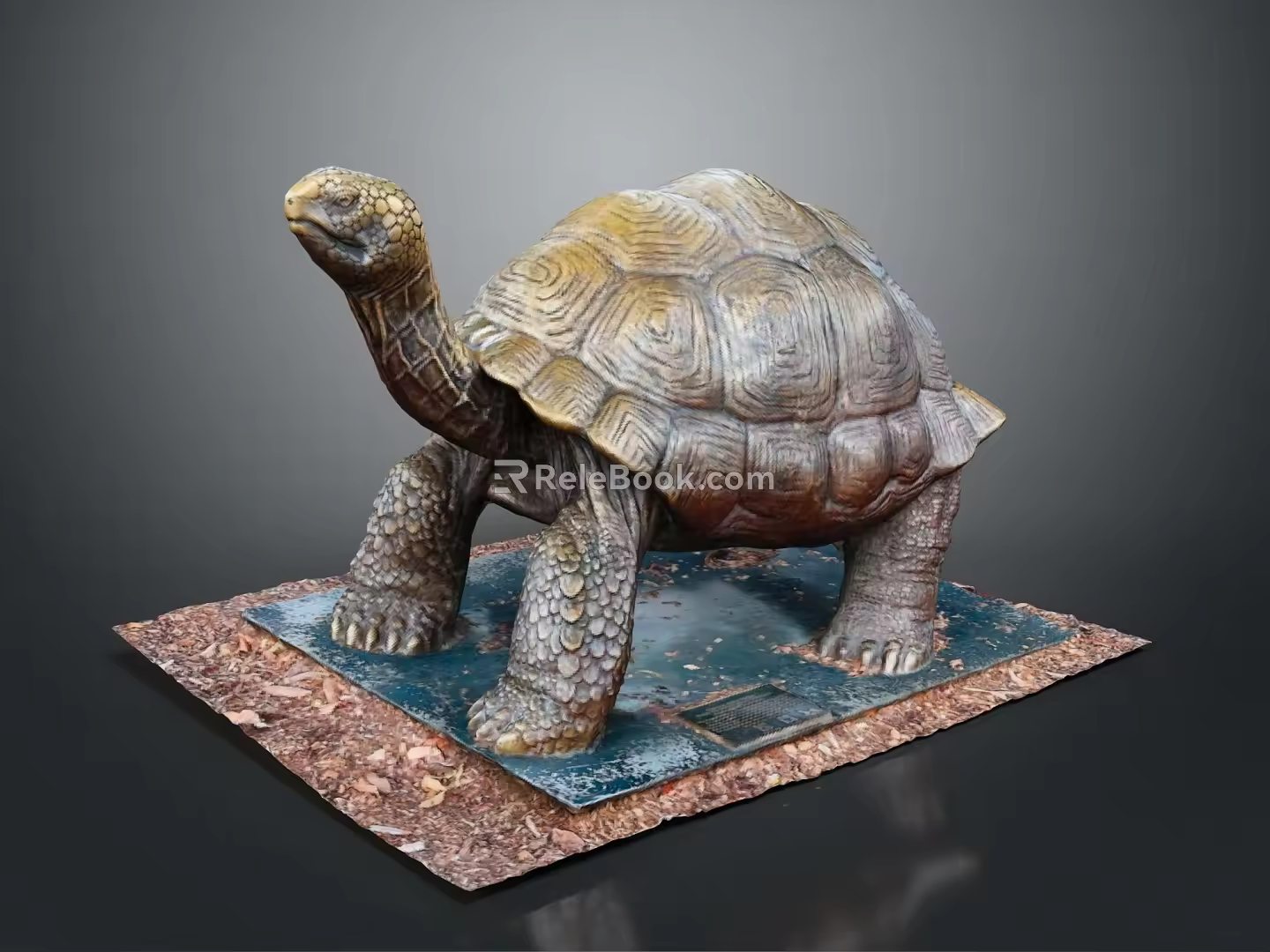 Turtle Cartoon Turtle Snapping Turtle Chickbill Turtle Reptile Cold Blooded Animal Reptile Class 3d model