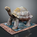 Turtle Cartoon Turtle Snapping Turtle Chickbill Turtle Reptile Cold Blooded Animal Reptile Class 3d model
