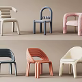 Modern Single Chairs With Sleek Lines And Various Color Options For Home Decor