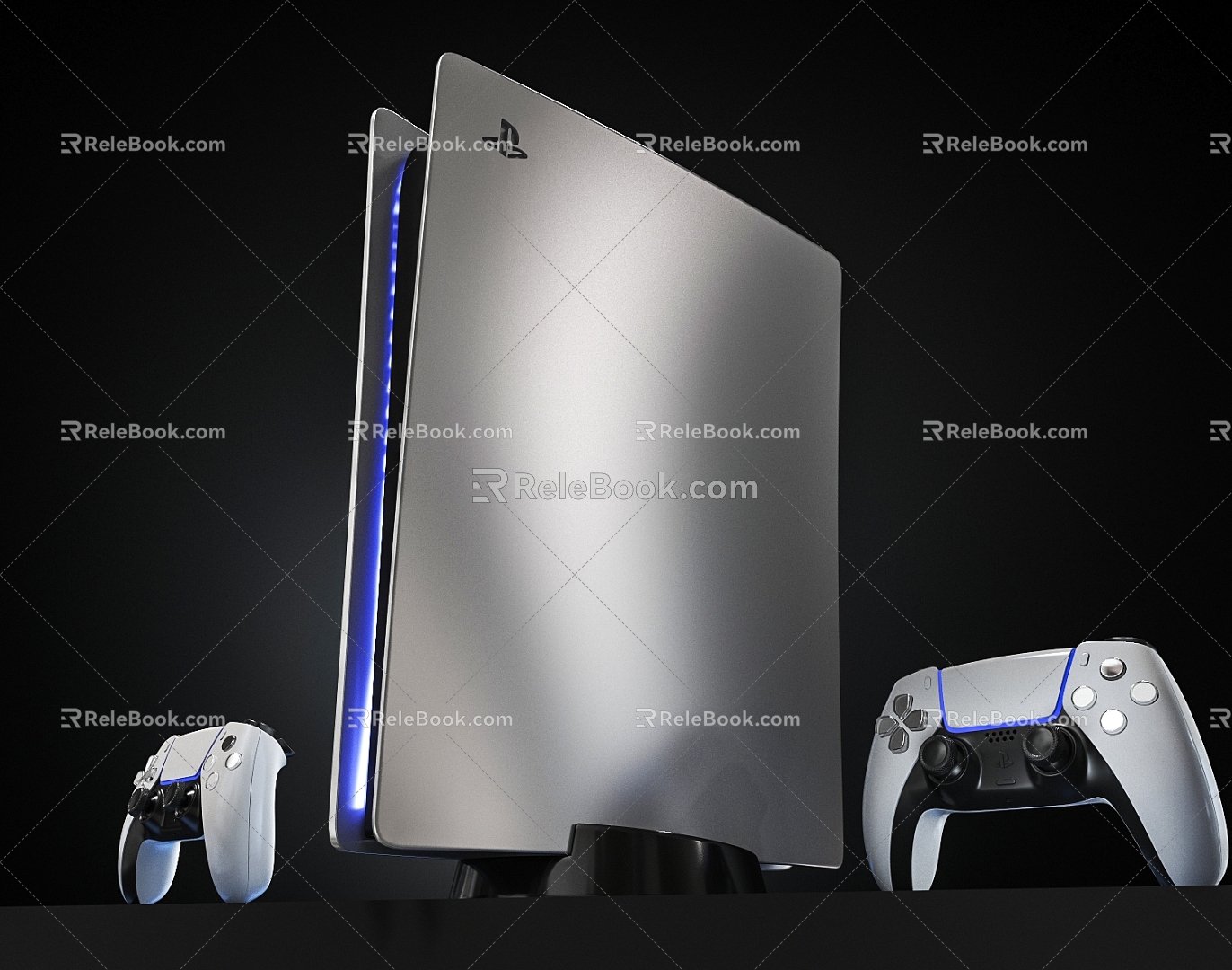 Game console PS5 host gamepad game host computer host 3d model