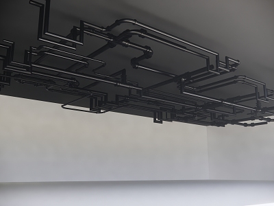 Industrial LOFT Pipe 3d model