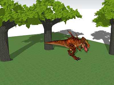 Modern Dinosaurs 3d model