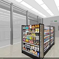 FamilyMart Convenience Store Storefront With Glass Doors Interior Shelves And Product Displays