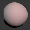 Realistic Human Eyeball Model with Pink Sclera Brown Iris and Hair like Texture Details