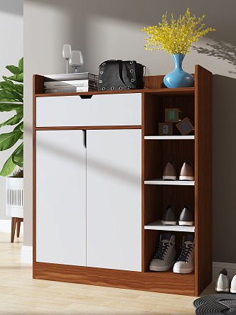 Modern shoe cabinet 3d model