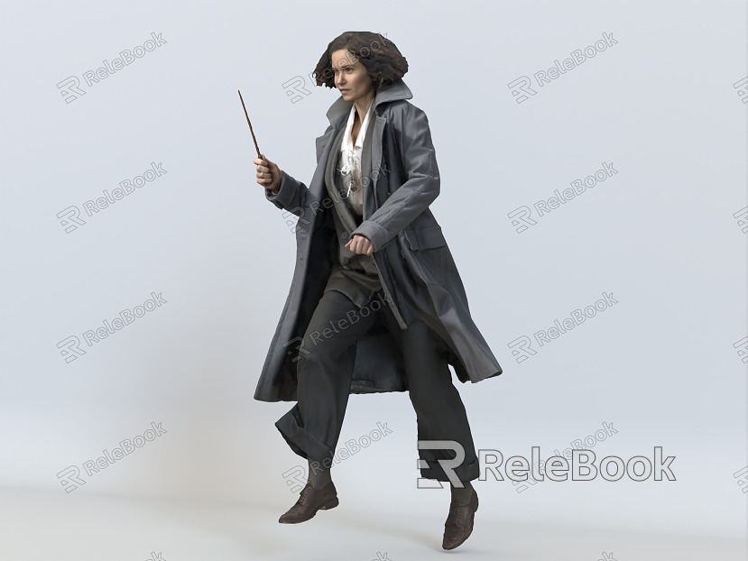 Woman Fantastic Beasts Where Catherine Watson The Sorcerer Movie Characters model