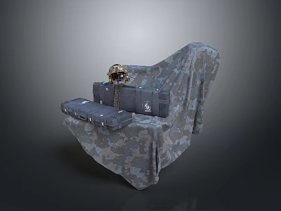 military helmet tactical equipment night vision equipment military combat equipment diving helmet 3d model