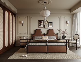 French Bedroom 3d model