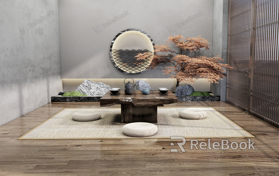 New Chinese Tea Table and Chair Home model