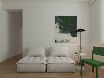 Living room minimalist living room sofa combination 3d model