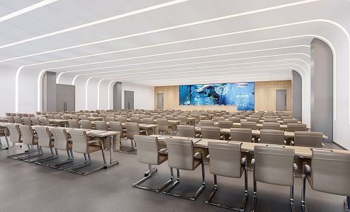 Modern Conference Hall Large Conference Room 3d model