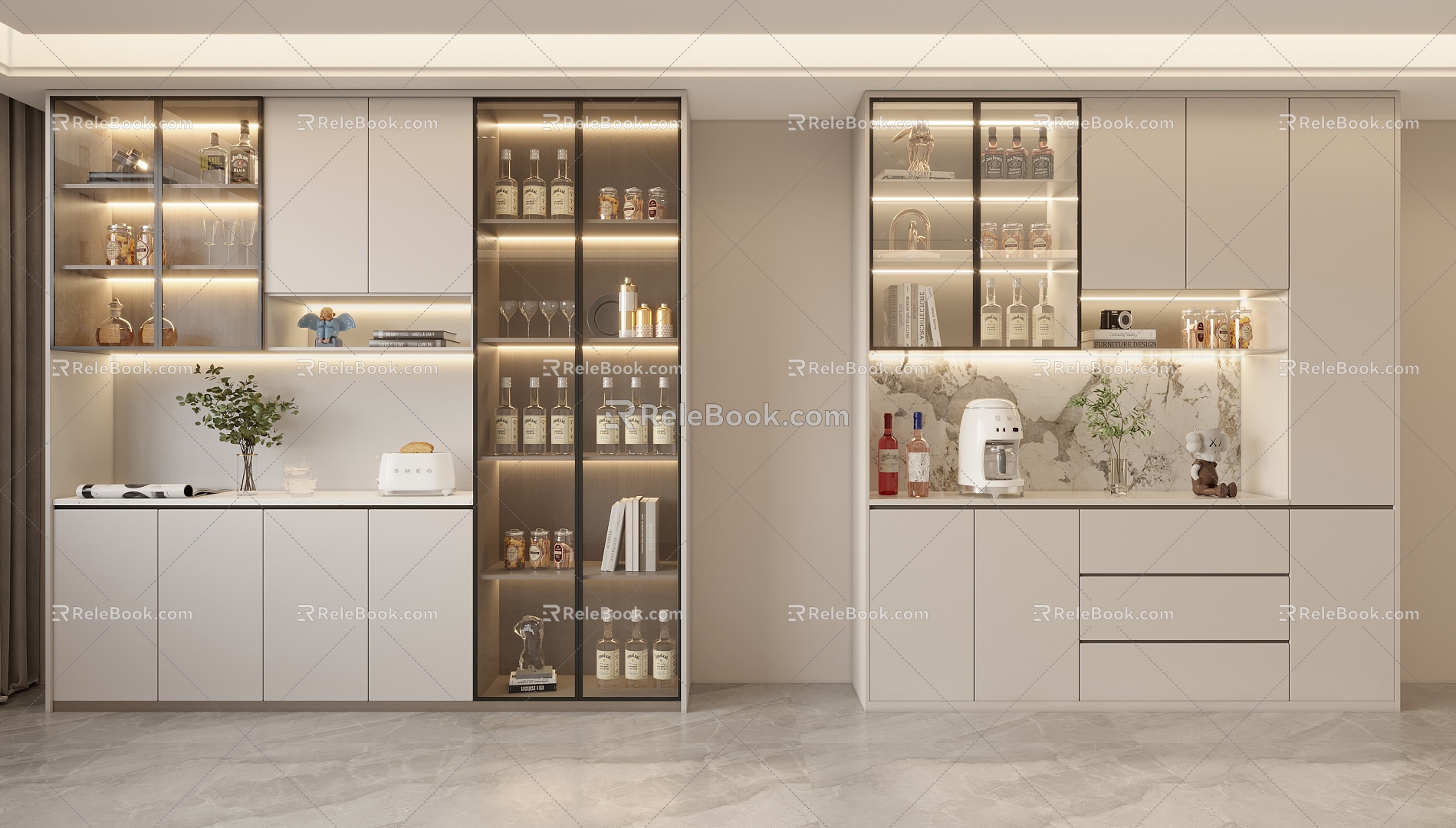 Wine Cabinet model