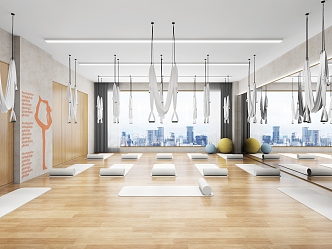 Yoga Studio Modern Yoga Studio 3d model