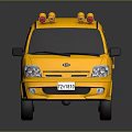 Yellow School Bus With Red Stop Sign Warning Lights Black Roof And Side Windows Design
