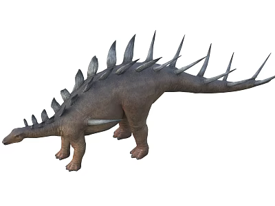 Lifelike Stegosaurus Dinosaur Model With Spiked Back And Detailed Prehistoric Features 3d model