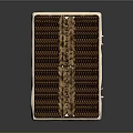 Brown Wicker Storage Basket With White Lid And Woven Texture For Home Use