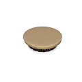 Courtyard Garden Outdoor Round Seat With Beige Cushion And Woven Edge Design For Decoration