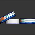 High Quality PTFE Thread Seal Tape for Plumbing in Blue and White Rolls