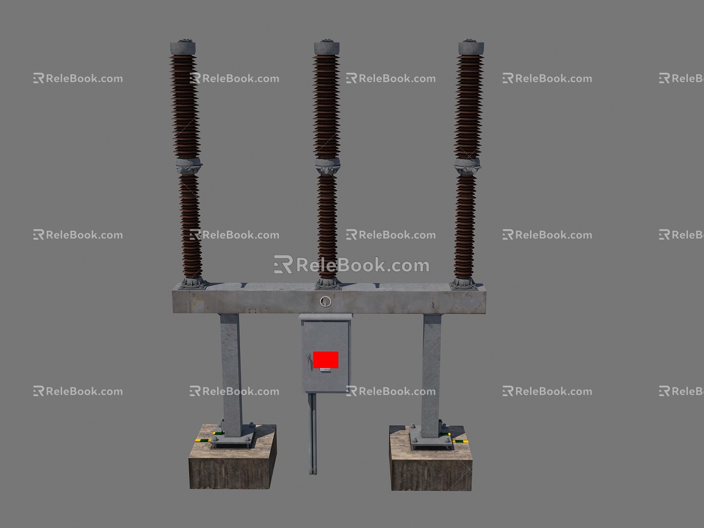 high voltage circuit breaker circuit breaker 3d model