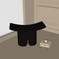Modern Stool Shoe Changing Stool 3d model