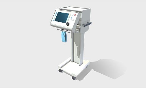 Modern Breathing Cart 3d model