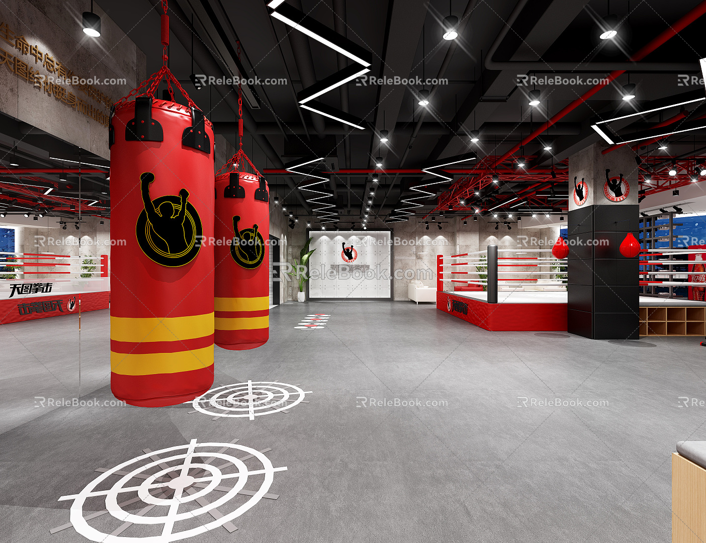 Modern Gym 3d model