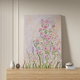 modern decorative painting 3d model