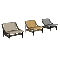 Stylish Beige Leisure Chair With Upholstered Fabric Wooden Armrests And Metal Legs