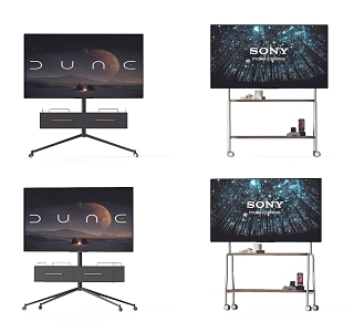 Modern TV stand 3d model