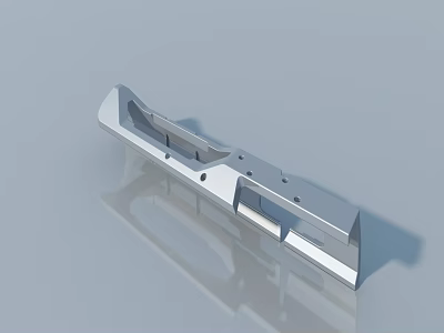 Modern Casement Window with Aluminum Frame and Clear Glass Design for Home Use 3d model