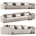 Miloti Minotti Multiplayer Sofa Collection 3d model