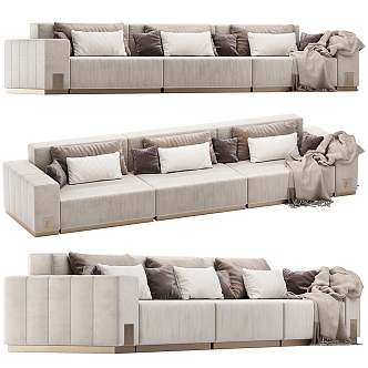 Miloti Minotti Multiplayer Sofa Collection 3d model