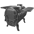 Vintage Cast Iron Stove With Decorative Legs And Classic Design