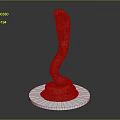 snake cobra venomous snake python reptile cold-blooded animal reptile 3d model