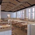 Modern Restaurant 3d model