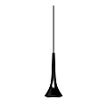 Modern Black Conical Pendant Light With Minimalist Design And Sleek Hanging Structure