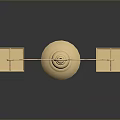 Classic Ornate Balance Scale With Decorative Beam And Chain Suspended Trays