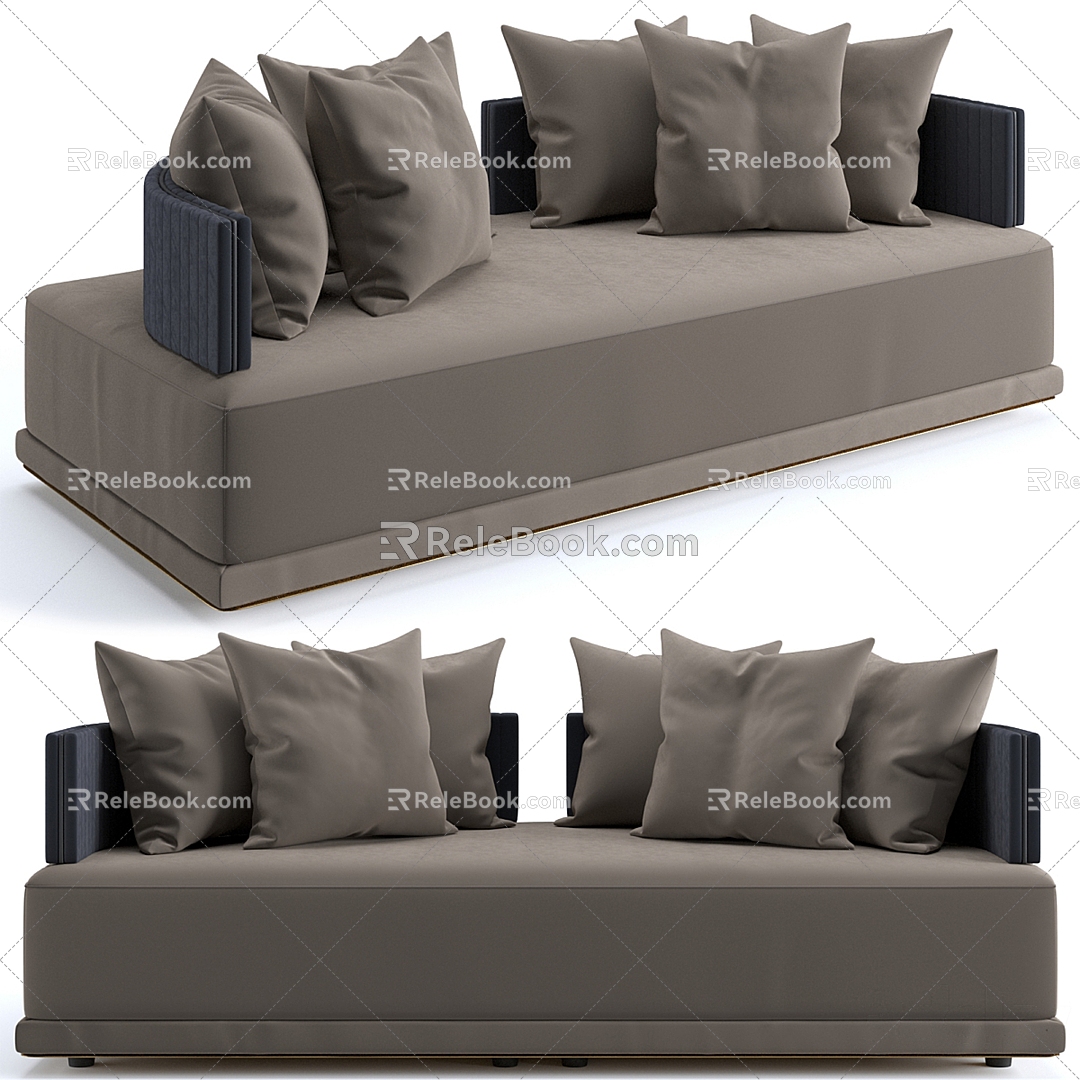 Visionnaire European-style fabric double sofa model