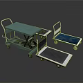 Mobile Medical Equipment Carts With Wheels And Various Surface Designs