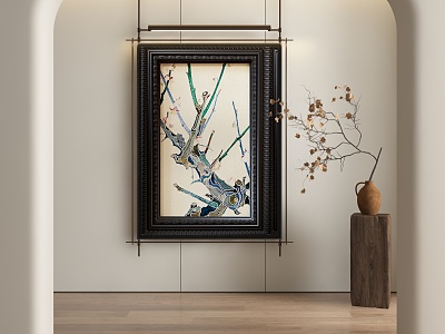 Abstract Hanging Paintings model