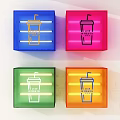 Roadside Advertising Displays With Colorful LED Cold Drink Signs For Road Facilities