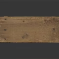 Rustic Solid Wood Bench With Simple Design And Natural Wood Grain