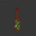 Tsingtao Beer in Green Glass Bottle with Label Design and Refreshing Appearance