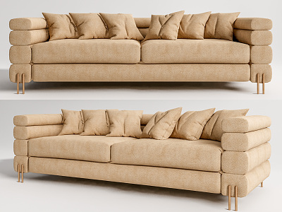 Modern double sofa model