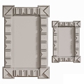 Decorative mirror 3d model