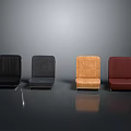 Stylish Chairs in Black Dark Gray Orange Burgundy With Metal Legs Backrests And Seats