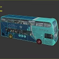 Bus Large Bus CMB Medium Van Large Van Bus School Bus Van Box Car 3d model